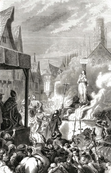 Joan of Arc's death, May 4 1431.