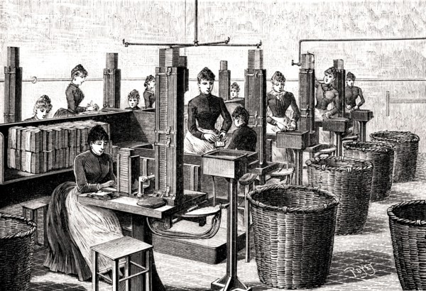 Allumettes fabrication des boîtes