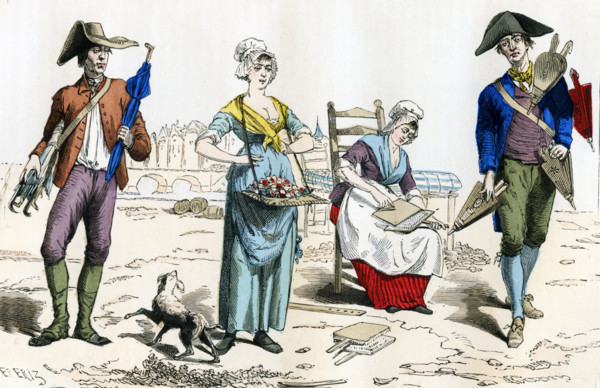 Marchands de PARIS au XVIII siècle