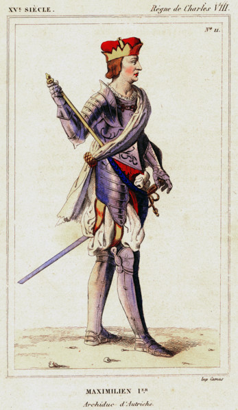 1459-1519, Maximilian the first,Austria archduke,Son of Friedrich III, of the
House of Habsburg