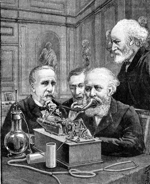 Academy of fine arts session in Paris, concerning the phonograph on date of April 27, 1889. "
