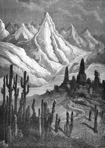 Paysage de la planète Vénus