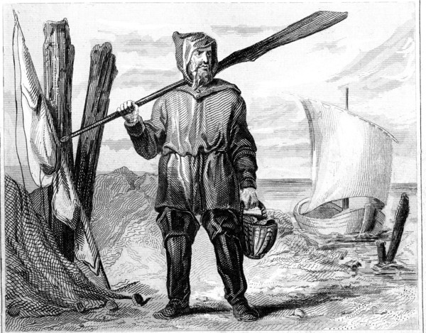 Fisherman costume in 15th century