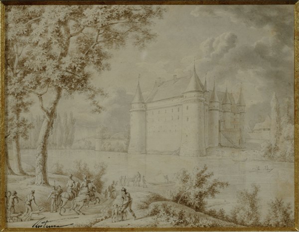 Queen Hortense, Troubadour scene