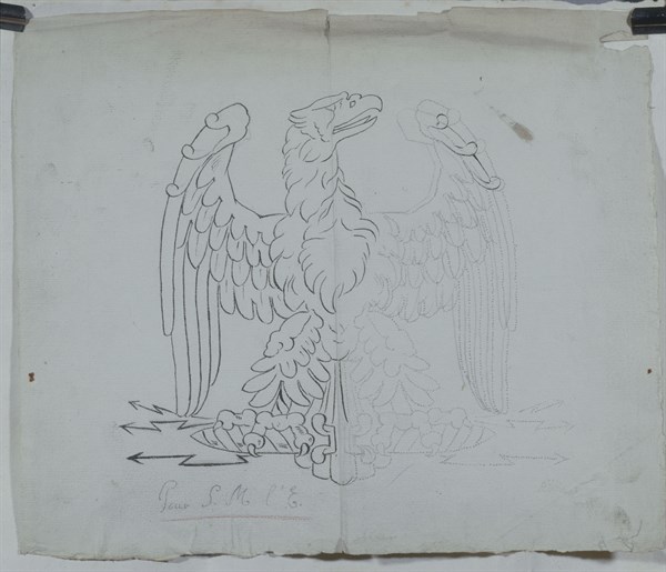 Chaudet, Preparatory study for the imperial eagle, symbol of the French Empire