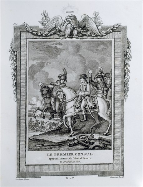 Le Premier Consul apprend la mort du général Desaix, Prairial an VIII