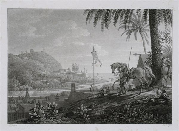 The Crusade Knight: illustration of a song composed by Queen Hortense c.1810