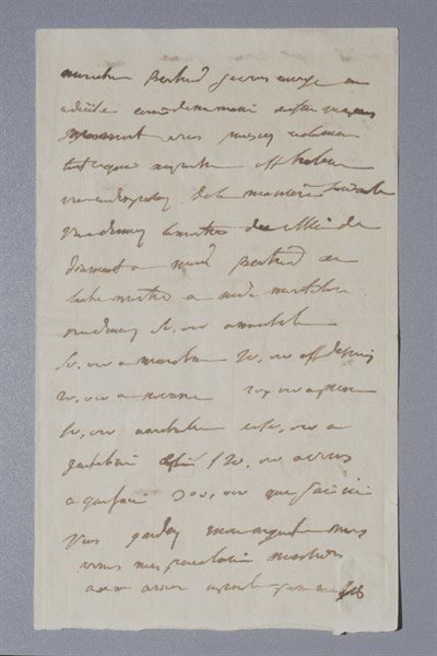 Emperor Napoleon I's first will, written on St. Helena island (1819)