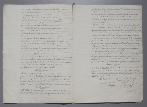 Emperor Napoleon I's will (1822)