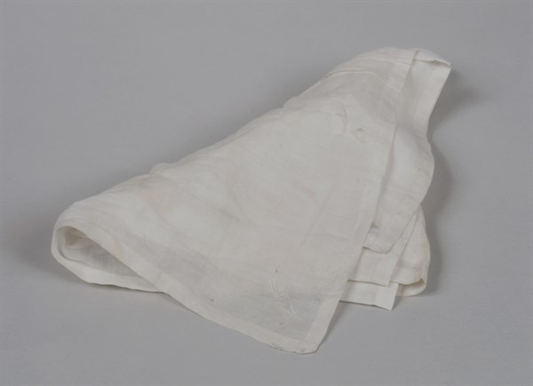 Emperor Napoleon I's hankerchief, which he used on St. Helena
