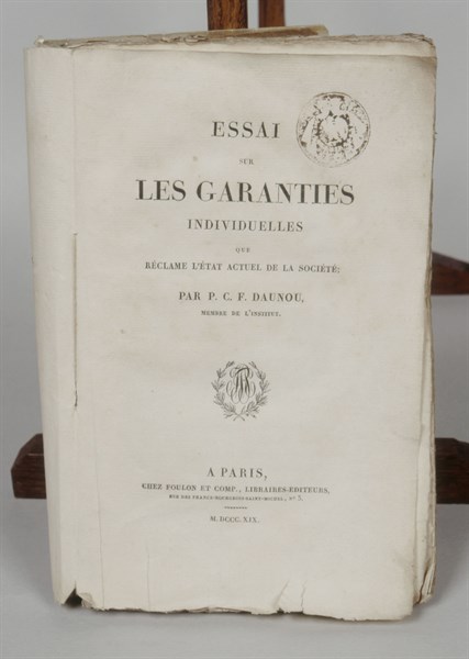 Book from Napoleon I's libray on St. Helena