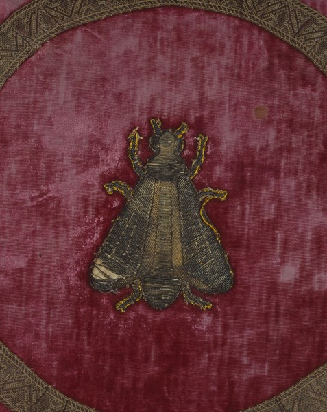 Coussin utilisé lors le couronnement de l'Empereur Napoléon 1er (2 décembre 1804)