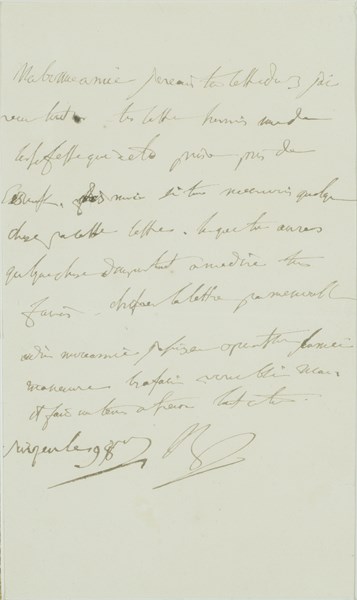Lettre de Napoléon à Marie-Louise