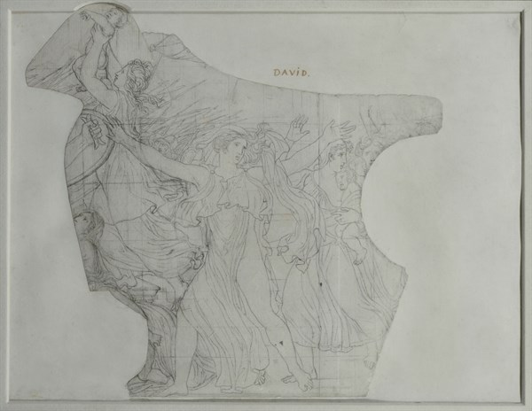 David, Hersilie entourée par les Sabines avec leurs enfants.