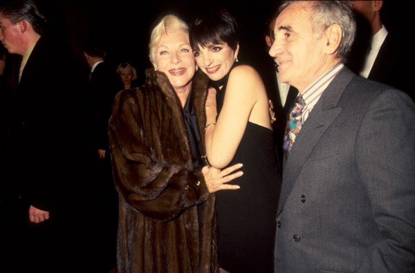 Line Renaud, Liza Minnelli, et Charles Aznavour