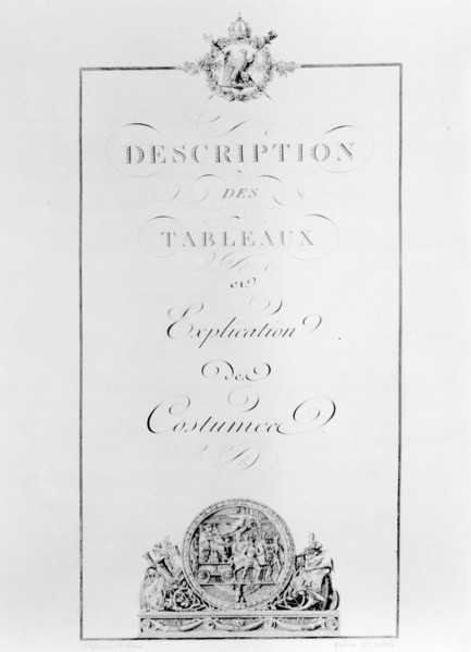 Le Livre du Sacre par Percier et Fontaine : description des tableaux et explication des costumes.