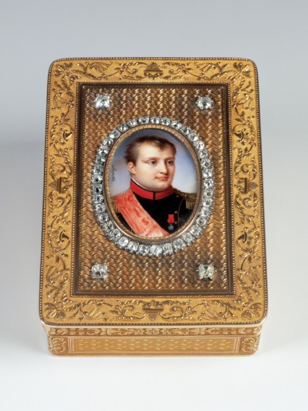 Boîte de présent. Portrait de Napoléon