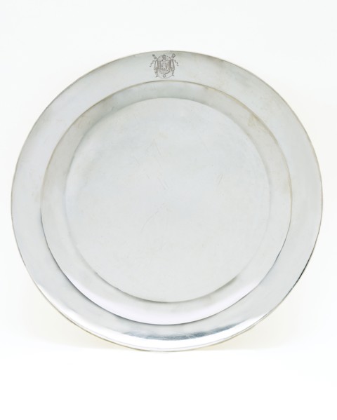 Assiette aux armes de Napoléon 1er