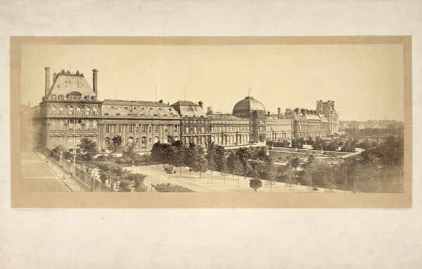 Tuileries Palace panoramic view
