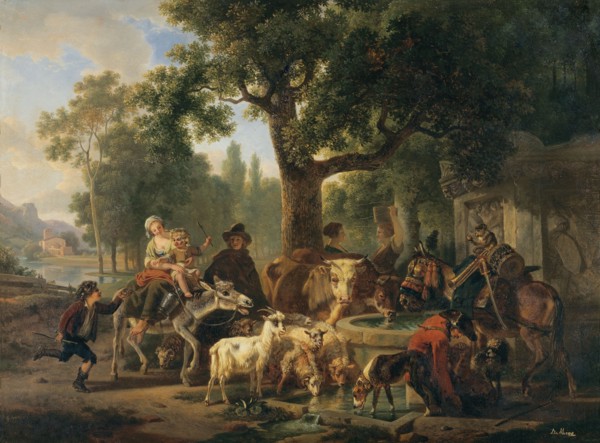 Demarne, La fontaine près d'un gros chêne
