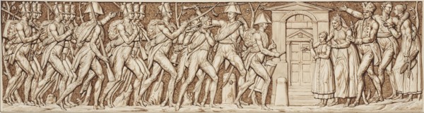 Pierre-Nolasque Bergeret, Entrée des français à Varsovie