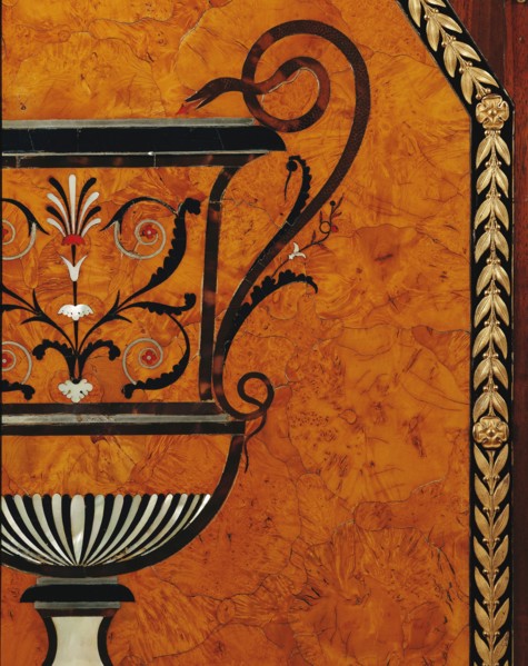 Pierre-Etienne Levasseur et Levasseur Jeune (peut-être Pierre-François-Henri Levasseur), Commode, détail