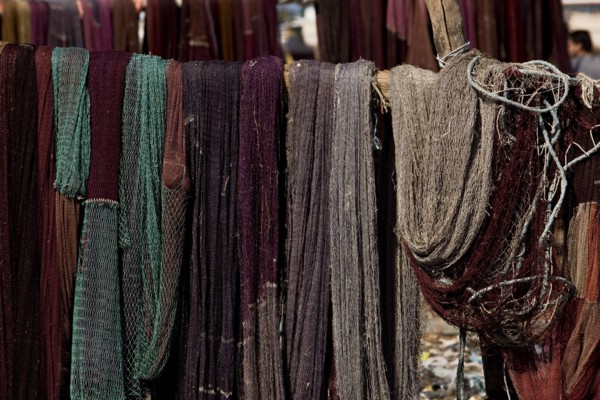 Filets de pêche en Egypte