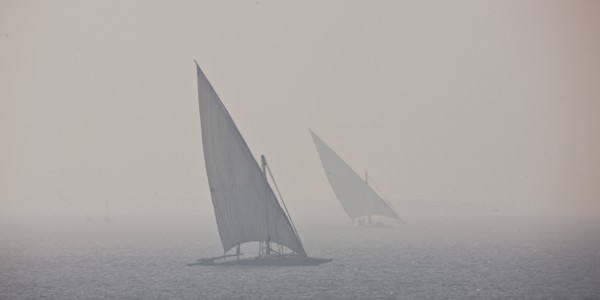 Felouques sur le delta du Nil