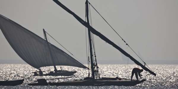 Felouques sur le delta du Nil