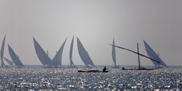 Felouques sur le delta du Nil