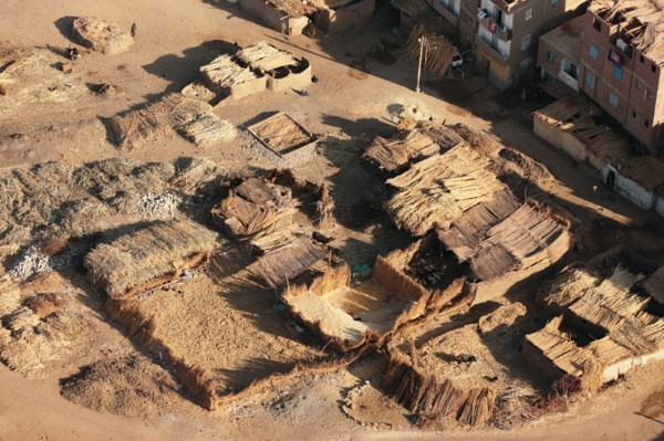 Abydos, vue aérienne