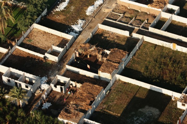 Vue aérienne du Nil entre Louxor et Assouan