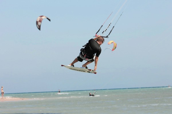 Kitesurf à el-Gouna (Egypte)