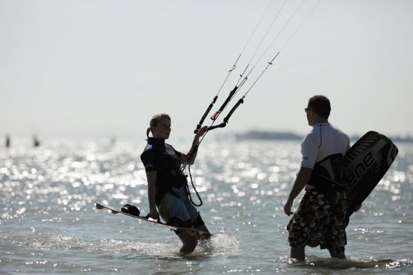 Kitesurf à el-Gouna (Egypte)