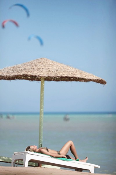 Kitesurf à el-Gouna (Egypte)