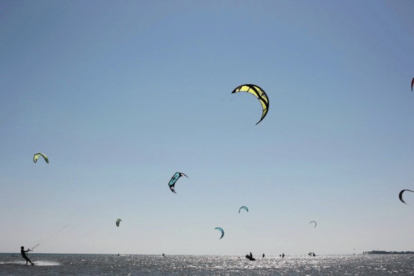 Kitesurf à el-Gouna (Egypte)