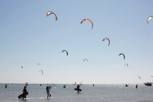 Kitesurf à el-Gouna (Egypte)
