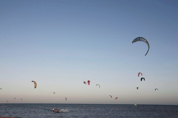 Kitesurf à el-Gouna (Egypte)