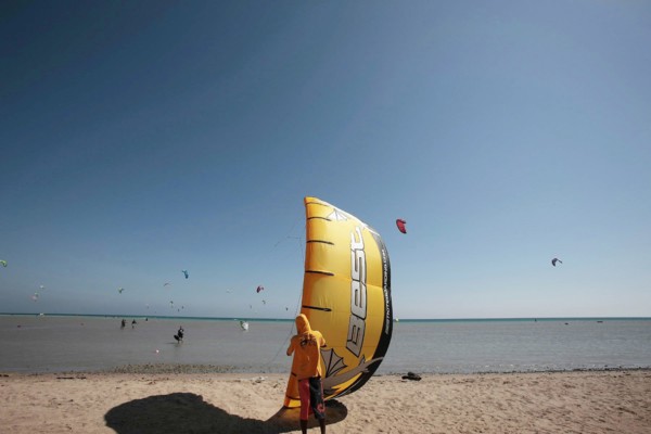 Kitesurf à el-Gouna (Egypte)