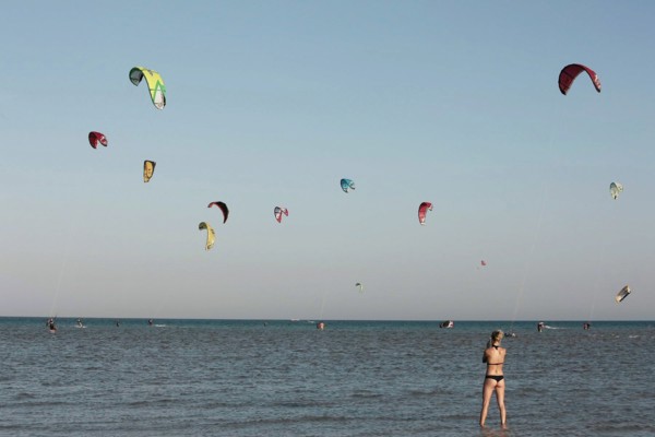 Kitesurf à el-Gouna (Egypte)