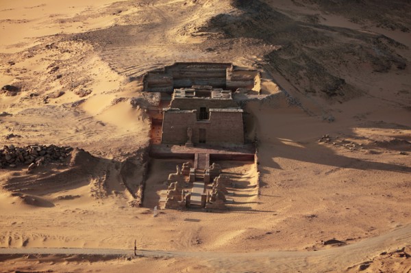 Temple de Ouadi es-Sébouah, vue aérienne