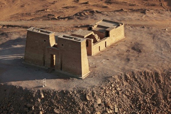 Temple de Dakka, vue aérienne