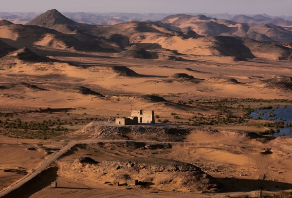 Temple de Dakka, vue aérienne