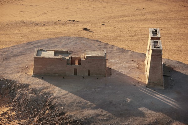 Temple de Dakka, vue aérienne