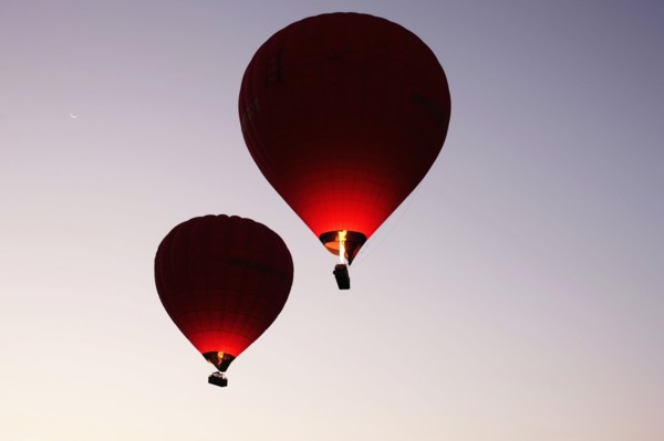Montgolfières au-dessus de Louxor
