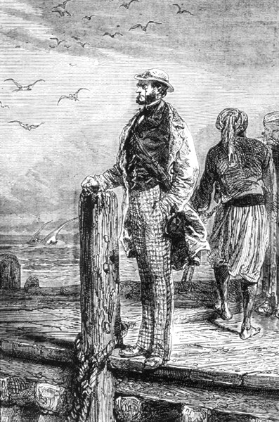Illustration in 'Around the World in Eighty Days'