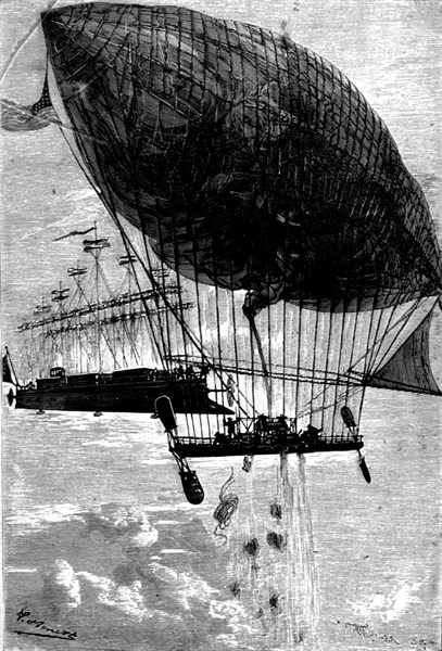 Jules Verne, "Robur le Conquérant", illustration