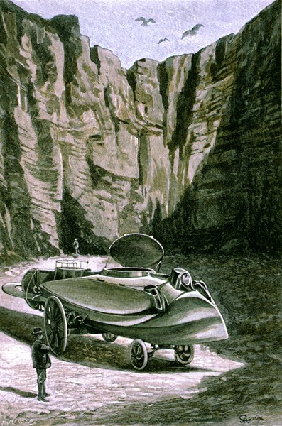 Illustration in 'Master of the World'