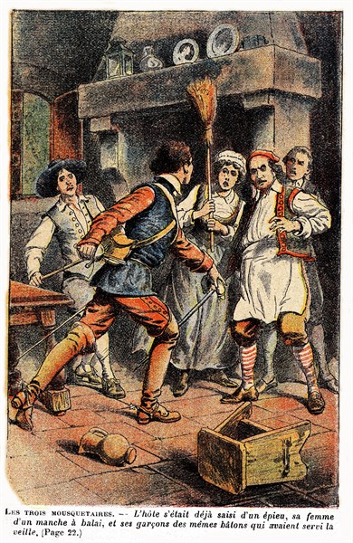 Illustration in 'The Three Musketeers'