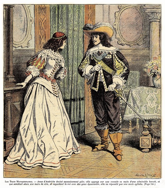 Illustration in 'The Three Musketeers'
